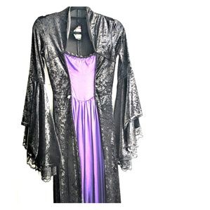 Lip service goth velvet purple dress